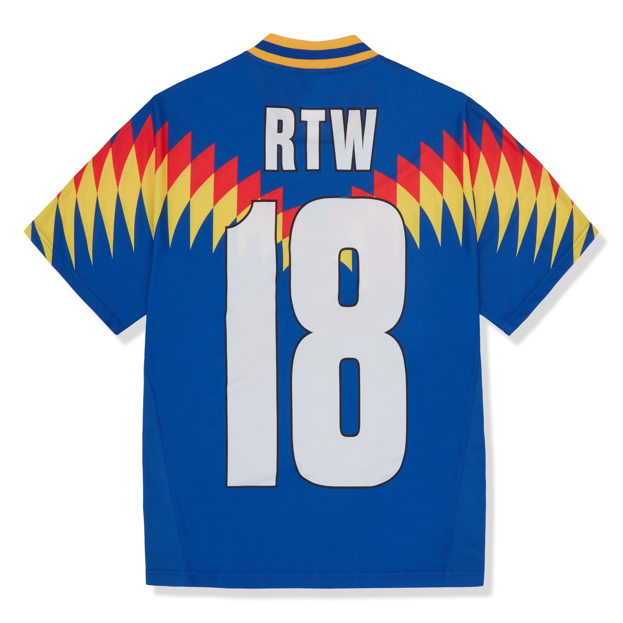 Image of Corteiz Club RTW Blue Football Jersey